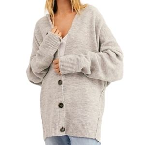 Free People Grandpa Oversized Cardigan